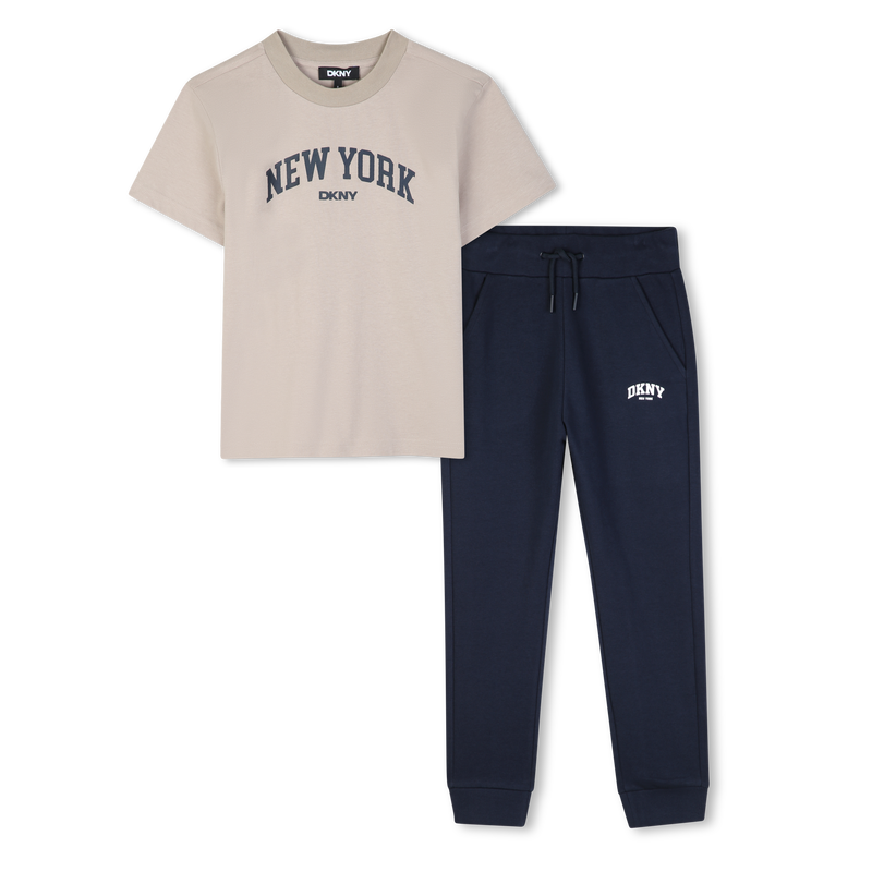 Ensemble tee-shirt et pantalon DKNY 
                        GARCON