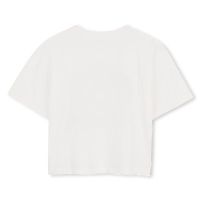 T-SHIRT IMPRIME EN RELIEF KENZO KIDS FILLE