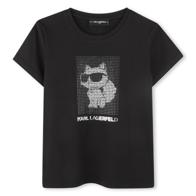T-shirt à manches courtes KARL LAGERFELD KIDS FILLE