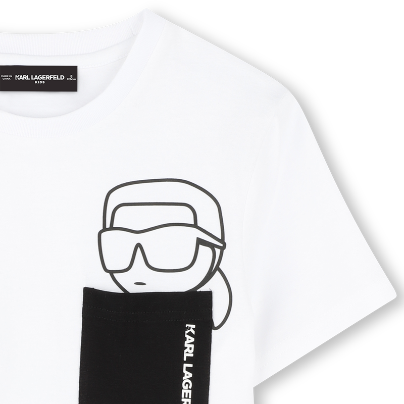 T-shirt &agrave; manches courtes KARL LAGERFELD KIDS 
                        GARCON