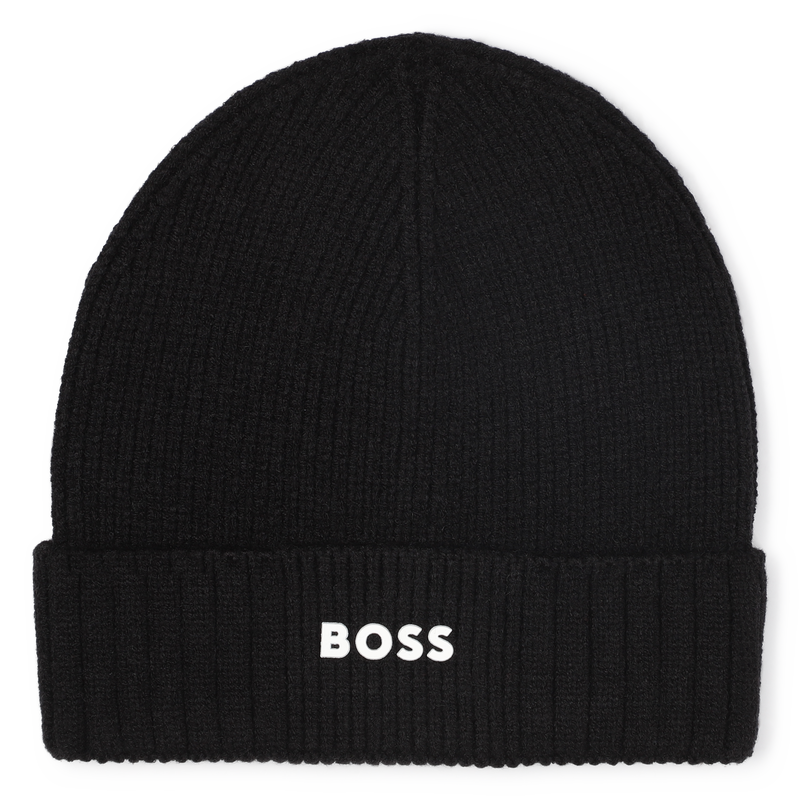 Bonnet tricot avec sigle BOSS 
                    GARCON