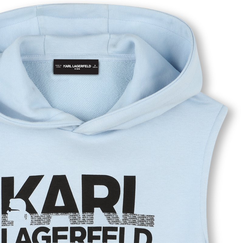Sweat-shirt &agrave; capuche KARL LAGERFELD KIDS 
                        GARCON