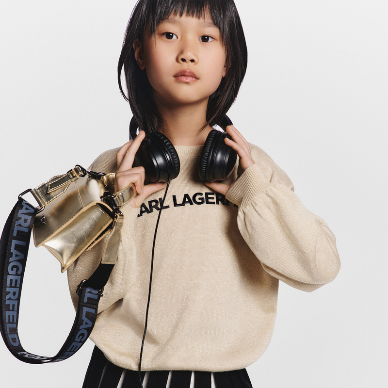 Pull en tricot KARL LAGERFELD KIDS 
                    FILLE