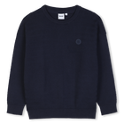 Pull en tricot, BLEU CARGO, hi-res