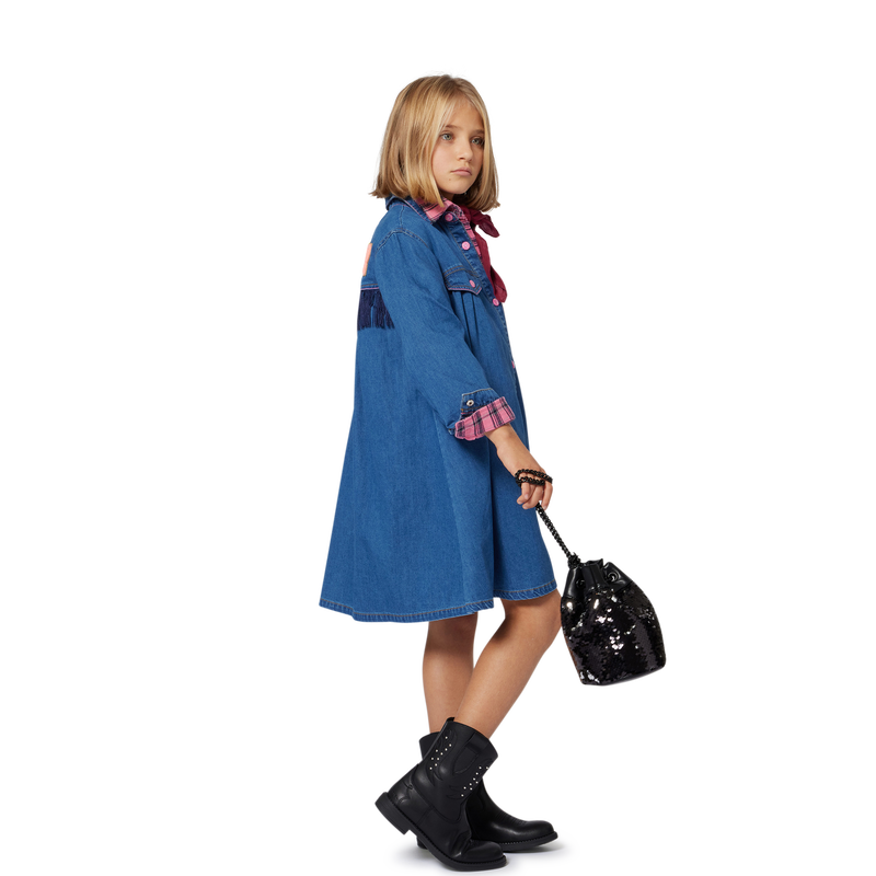 Chemise à carreaux Hugo 
                    FILLE