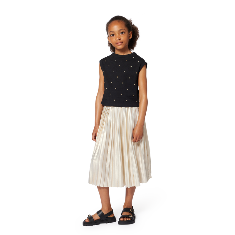 Jupe de cérémonie plissée MICHAEL KORS 
                    FILLE