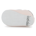 Chaussons b&eacute;b&eacute; en cuir de vache KENZO KIDS 
                    UNISEXE