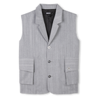 Veste sans manche &agrave; rayures DKNY 
                    FILLE