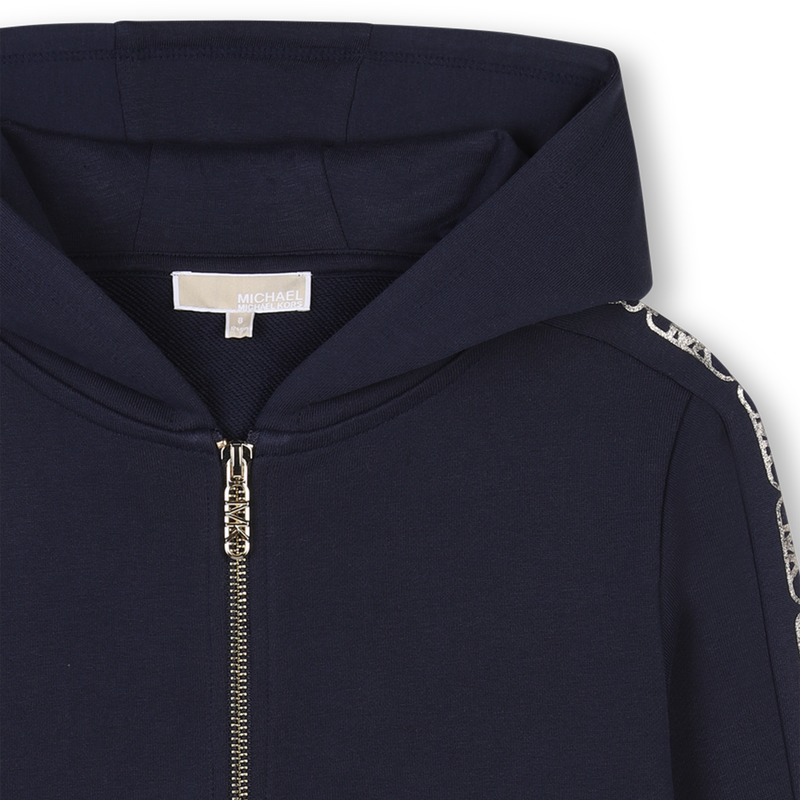 Cardigan molletonné à capuche MICHAEL KORS 
                    FILLE