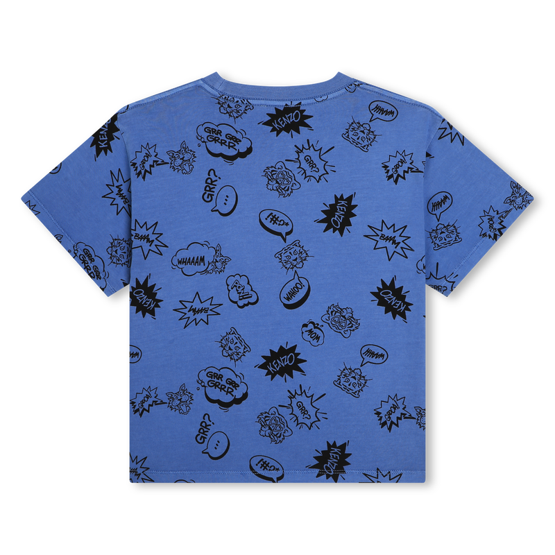 T-shirt imprimé en coton KENZO KIDS 
                    GARCON