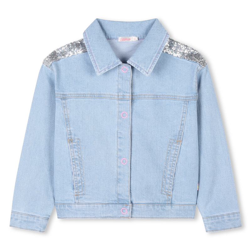 Veste en jean ornée de sequins BILLIEBLUSH 
                    FILLE