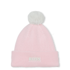 Bonnet tricot avec pompon BOSS 
                    FILLE