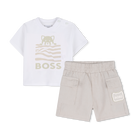 Ensemble Tee-shirt + short BOSS 
                    GARCON