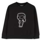 Sweat-shirt en double jersey KARL LAGERFELD KIDS 
                    GARCON