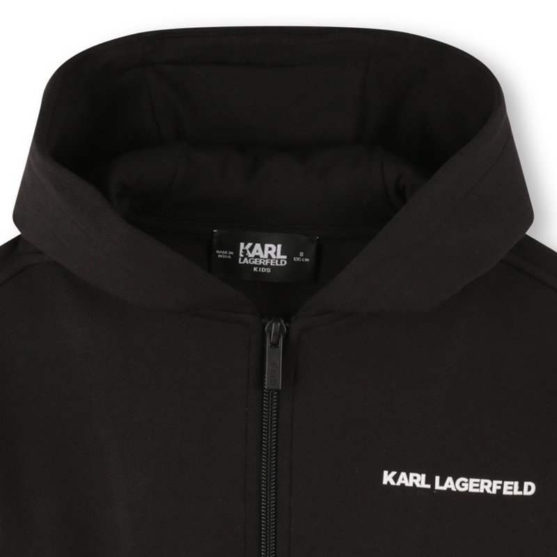 Cardigan à capuche KARL LAGERFELD KIDS 
                    GARCON
