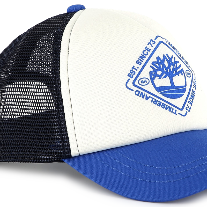 Casquette tricolore bimatière TIMBERLAND 
                    GARCON