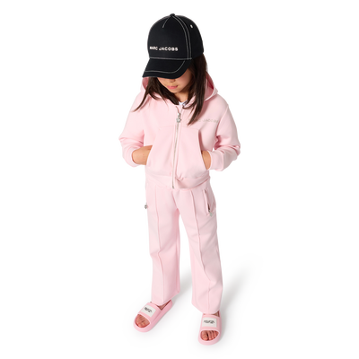 SWEAT ZIPP&Eacute; &Agrave; CAPUCHE MARC JACOBS FILLE