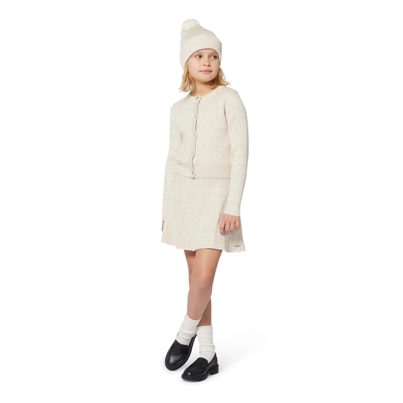 Bonnet tricot avec pompon MICHAEL KORS 
                    FILLE
