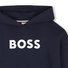 Sweat-shirt-shirt &agrave; capuche BOSS 
                    GARCON