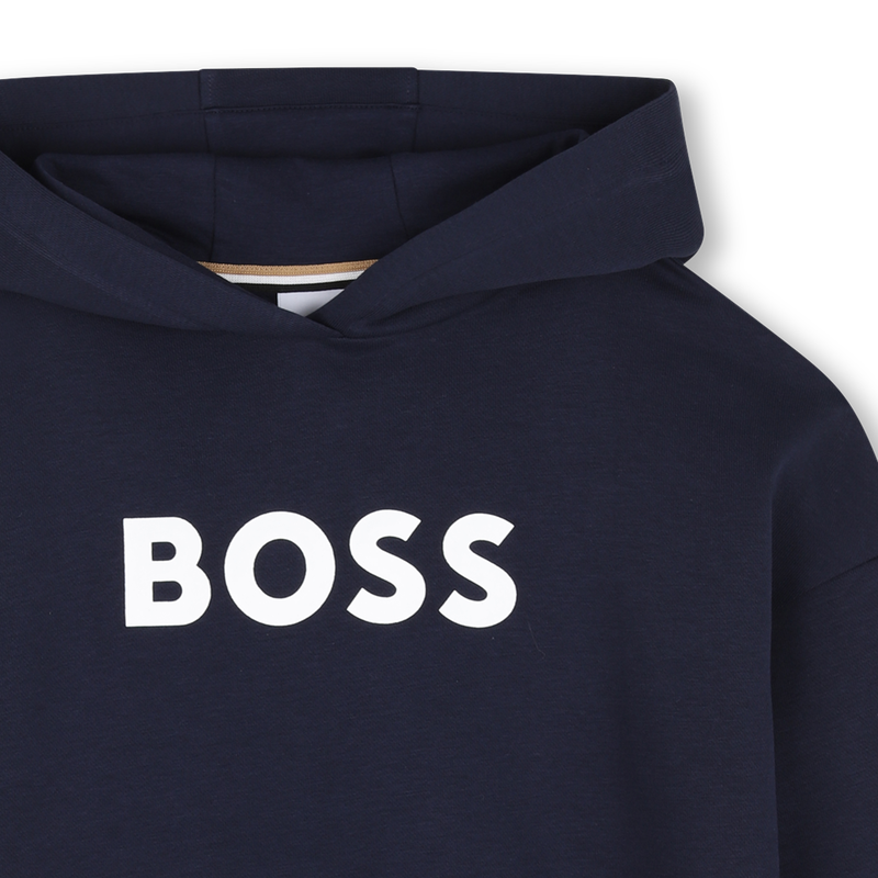 Sweat-shirt-shirt &agrave; capuche BOSS 
                        GARCON