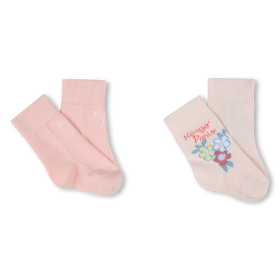 Lot de 2 paires de chaussettes KENZO KIDS UNISEXE