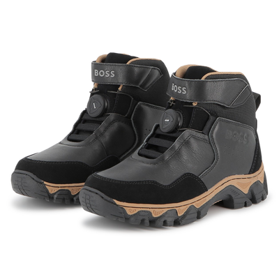 Bottine en mix matière BOSS GARCON
