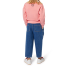 Jean avec d&eacute;coupes et plis KENZO KIDS 
                    FILLE
