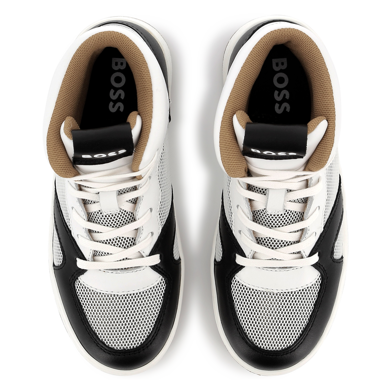 Baskets montantes lac&eacute;es BOSS 
                        GARCON