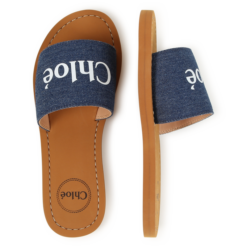 Claquettes en denim CHLOE 
                    FILLE