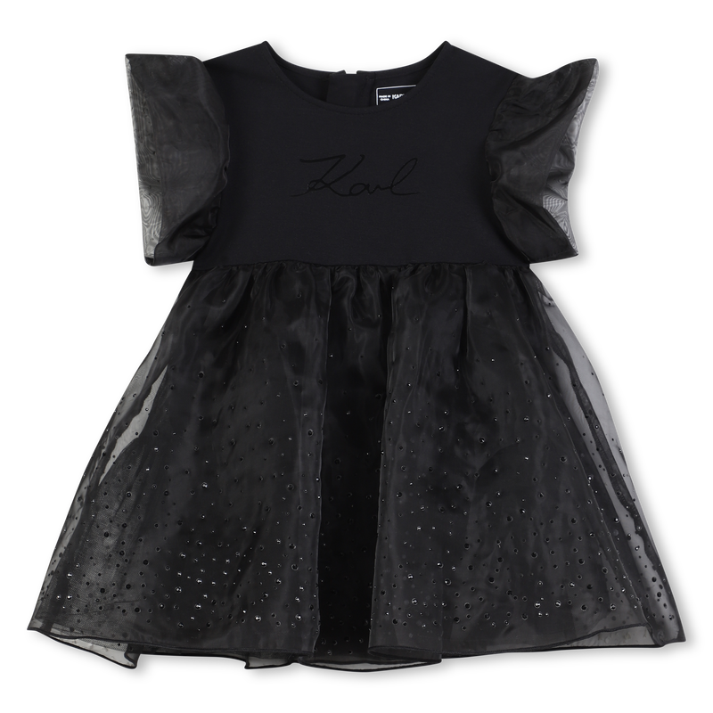 Robe à manches courtes KARL LAGERFELD KIDS 
                    FILLE