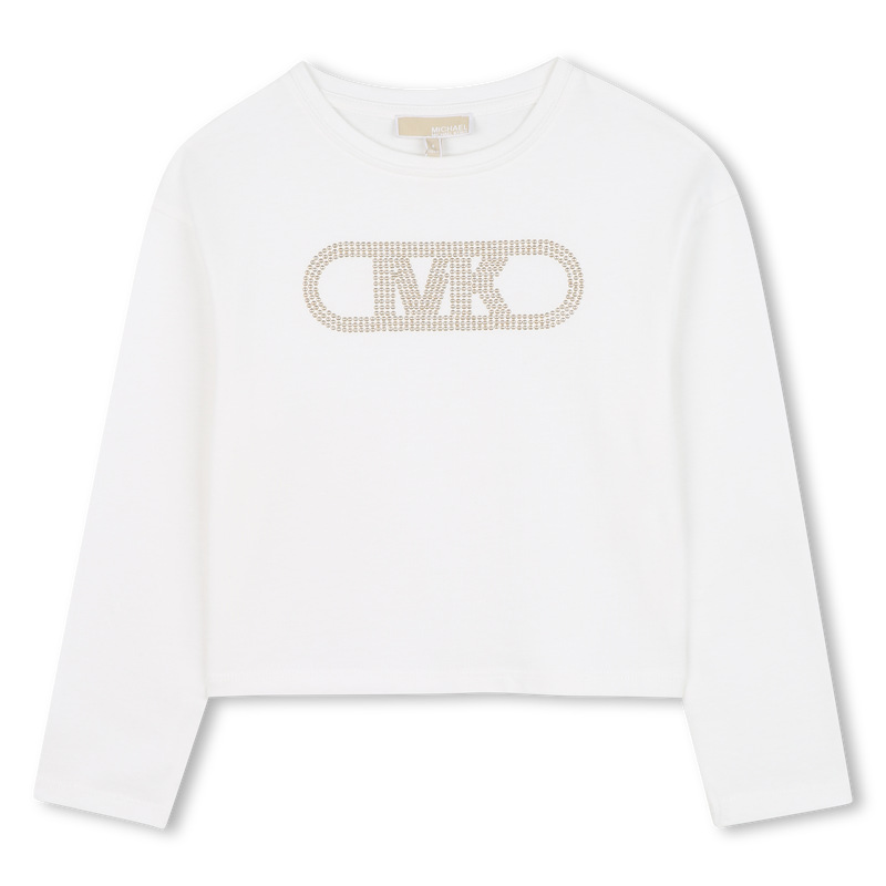 T-shirt manches longues en jersey MICHAEL KORS 
                    FILLE