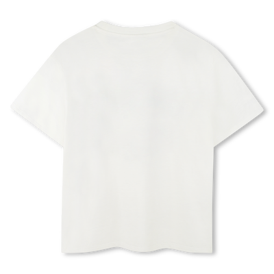 Tee-shirt &agrave; manches courtes en coton KENZO KIDS UNISEXE