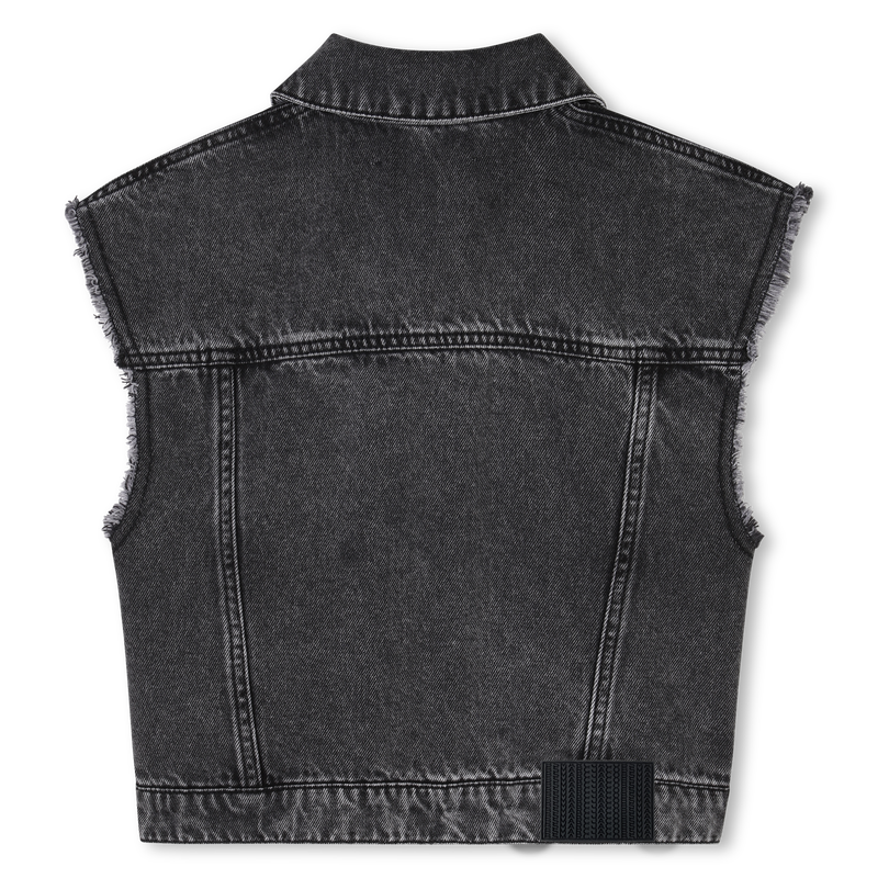 Veste sans manche en jean MARC JACOBS 
                        FILLE