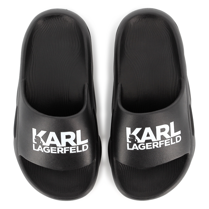 Claquettes sigl&eacute;es KARL LAGERFELD KIDS 
                        GARCON