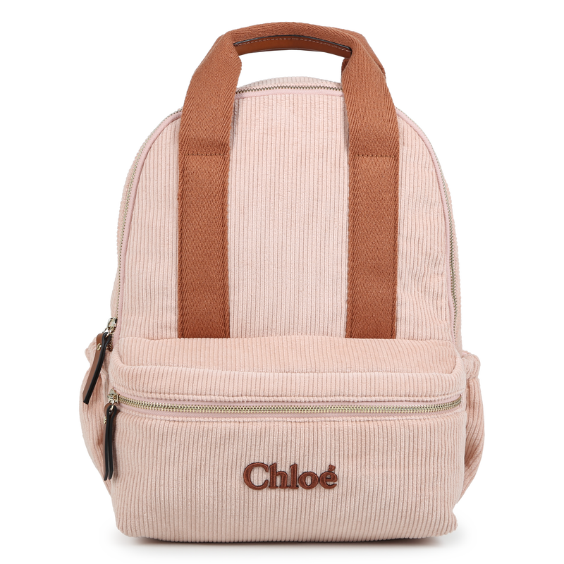 Sac à dos en velours côtelé CHLOE 
                    FILLE