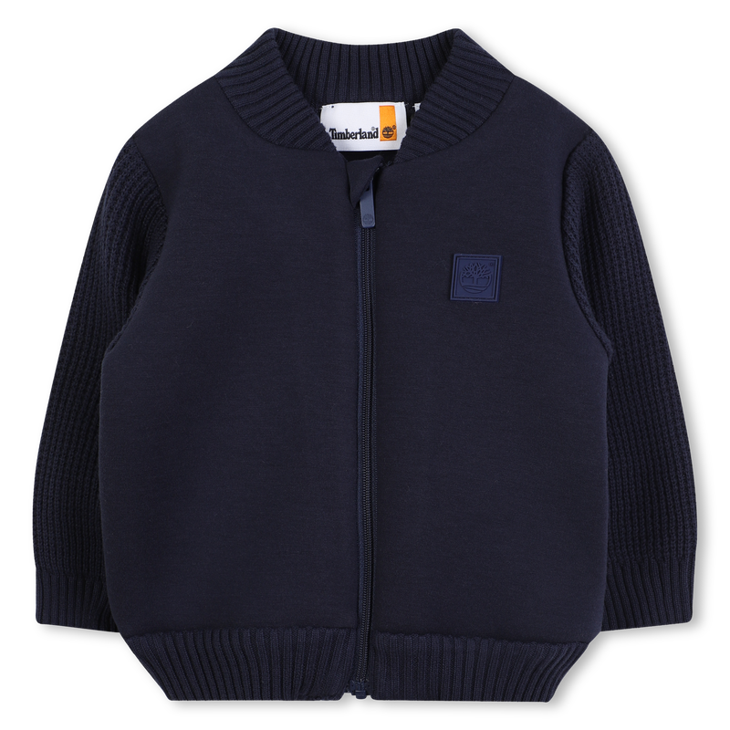 Cardigan zippé manches contrastées TIMBERLAND 
                    GARCON