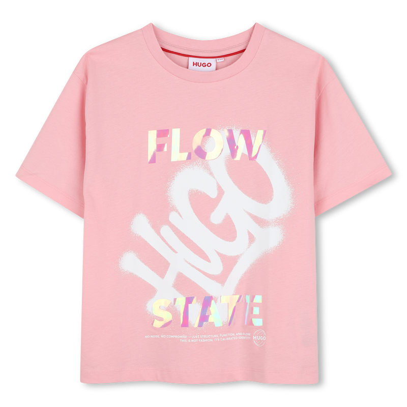 Tee-shirt manches courtes Hugo 
                        FILLE