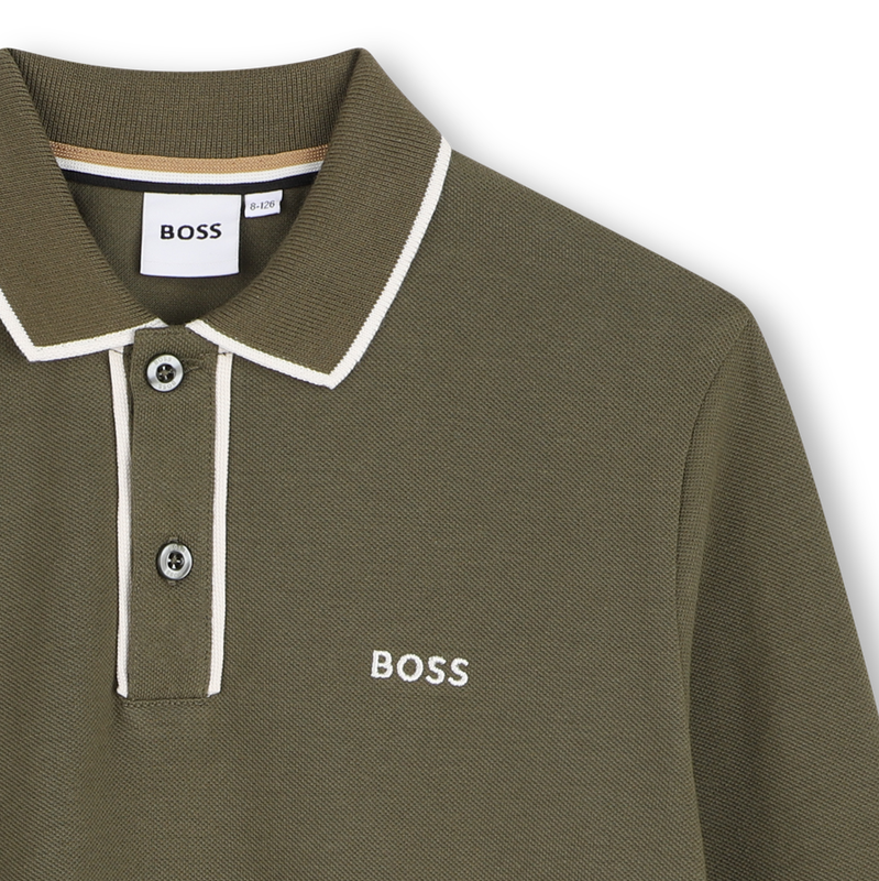 Polo manches longues BOSS 
                        GARCON