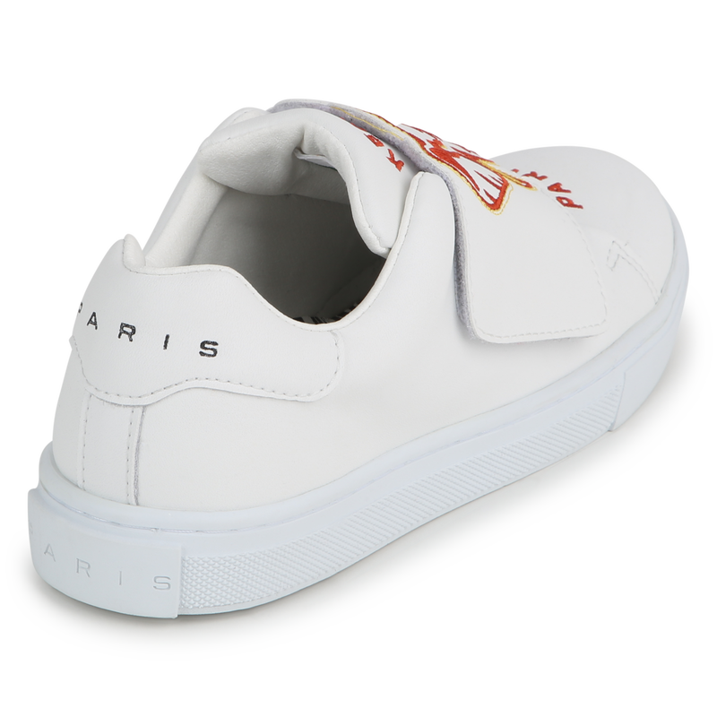 Baskets bande auto-agrippanteées en cuir KENZO KIDS 
                    UNISEXE