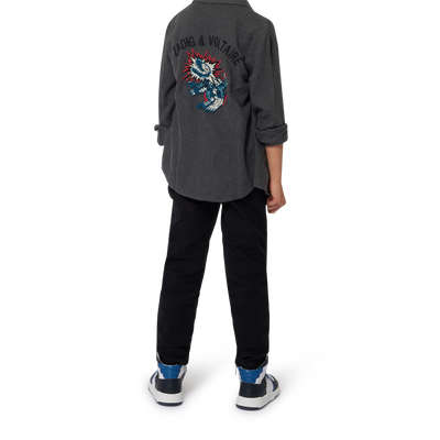 Chemise brod&eacute;e manches longues ZADIG & VOLTAIRE GARCON