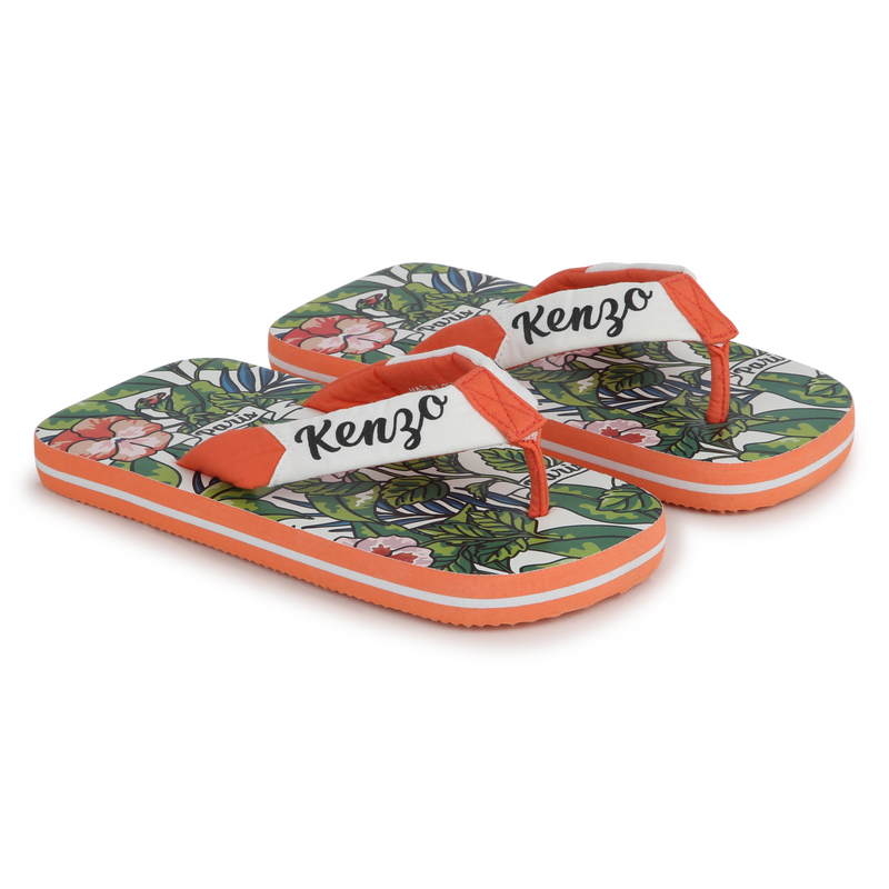 Tongs avec semelle imprimée KENZO KIDS 
                    UNISEXE