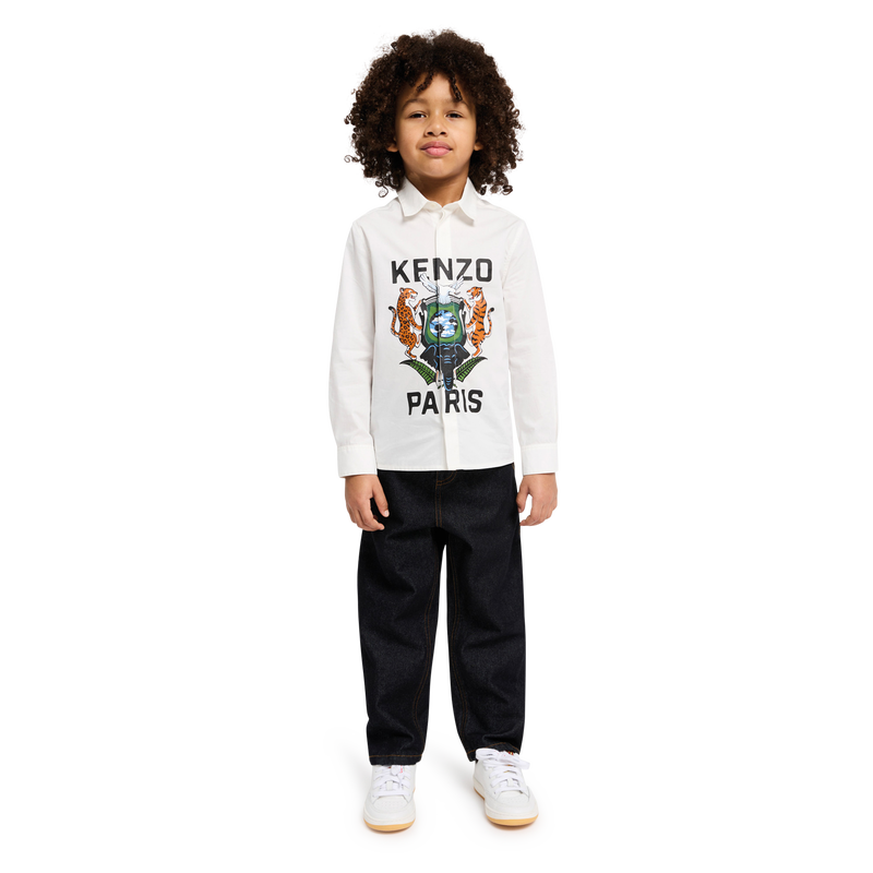 Pantalon en denim KENZO KIDS 
                    GARCON