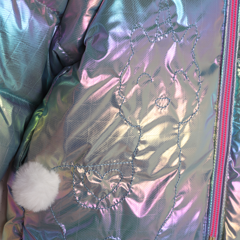 Doudoune multicolore à capuche BILLIEBLUSH 
                    FILLE