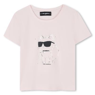 T-shirt à manches courtes KARL LAGERFELD KIDS FILLE
