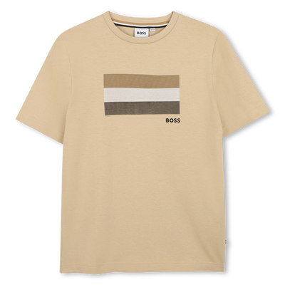 TEE-SHIRT MANCHES COURTES BOSS GARCON
