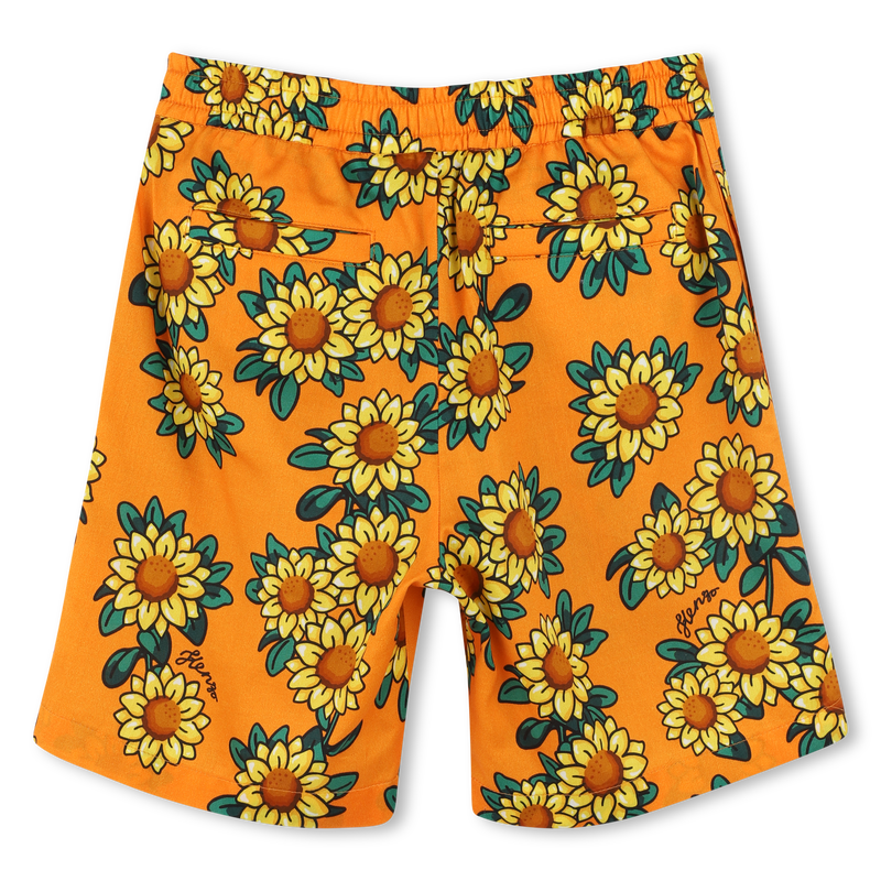 Bermuda imprimé satin de coton KENZO KIDS 
                    GARCON