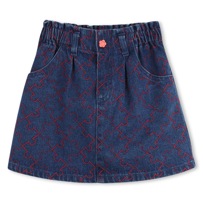Jupe en denim KENZO KIDS FILLE