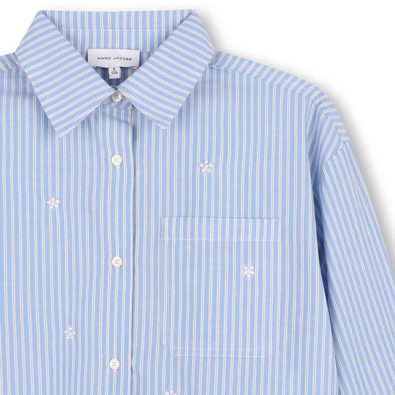 Chemise &agrave; fines rayures MARC JACOBS 
                        FILLE
