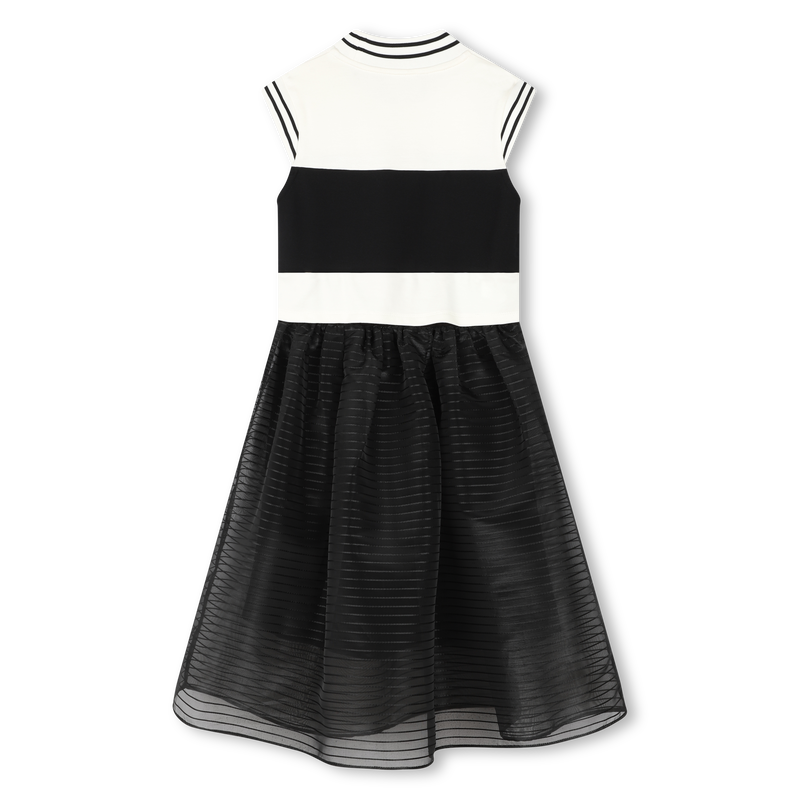 Robe de cérémonie bimatière KARL LAGERFELD KIDS 
                    FILLE