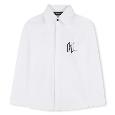 CHEMISE MANCHES LONGUES KARL LAGERFELD KIDS GARCON